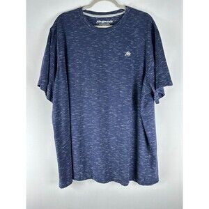 Aeropostale Men's T-Shirt 3XL Blue Space Dye Stretch Embroidered A87 Logo‎